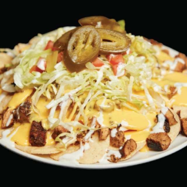 Jerk Chicken Nachos.